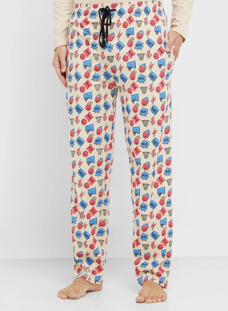 Robert Wood Nightwear T-Shirt & Pants Sets  - Image 4