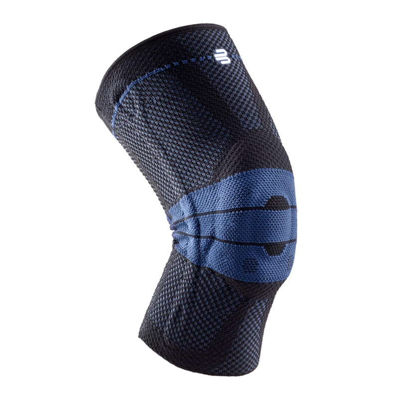 Bauerfeind - GenuTrain - Knee Brace - Targeted Support for Pain Relief and Stabilization of The Knee, Provides Relief of Weak, Swollen, and Injured Knees- Size 3 - Color Black - Image 1