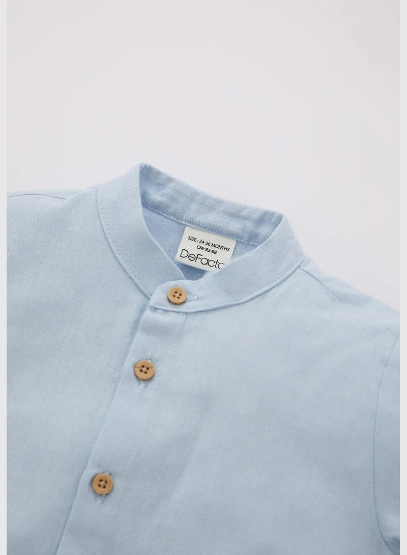 DeFacto Regular Fit Short Sleeve Shirt & Short Set
