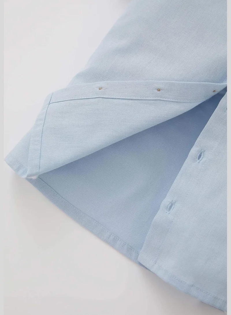 DeFacto Regular Fit Short Sleeve Shirt & Short Set