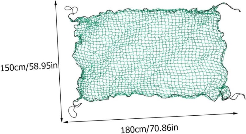 Universal Cargo Net 1.5 x 1.8m Heavy Duty Bungee Trailer Net for Trucks SUVs and Cargo Carriers Sturdy Mesh Cover for Secure Luggage and Equipment - Image 2