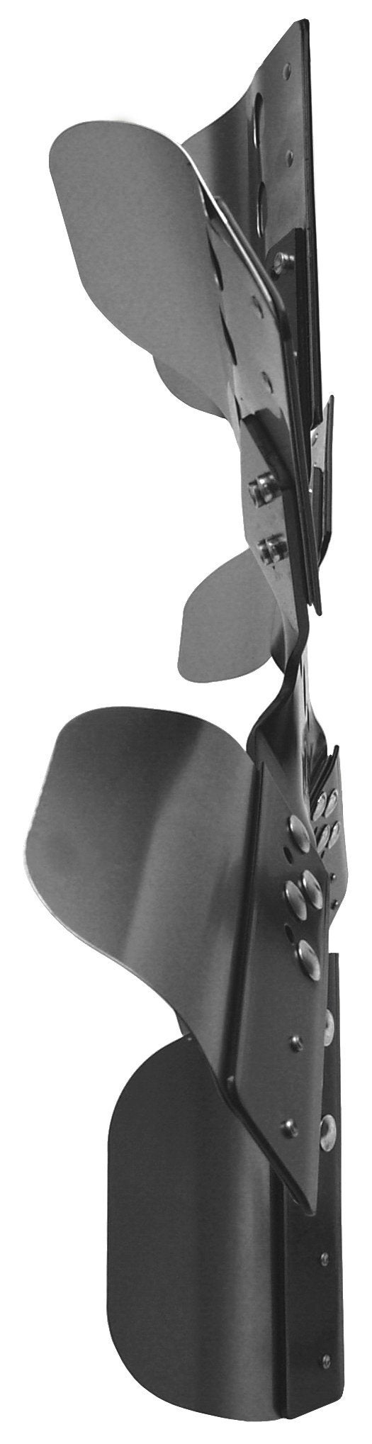 Derale 17617 Heavy Duty Fan Blade Series 1000 17" Stainless Steel Flex Fan Reverse Rotation , Black - Image 3