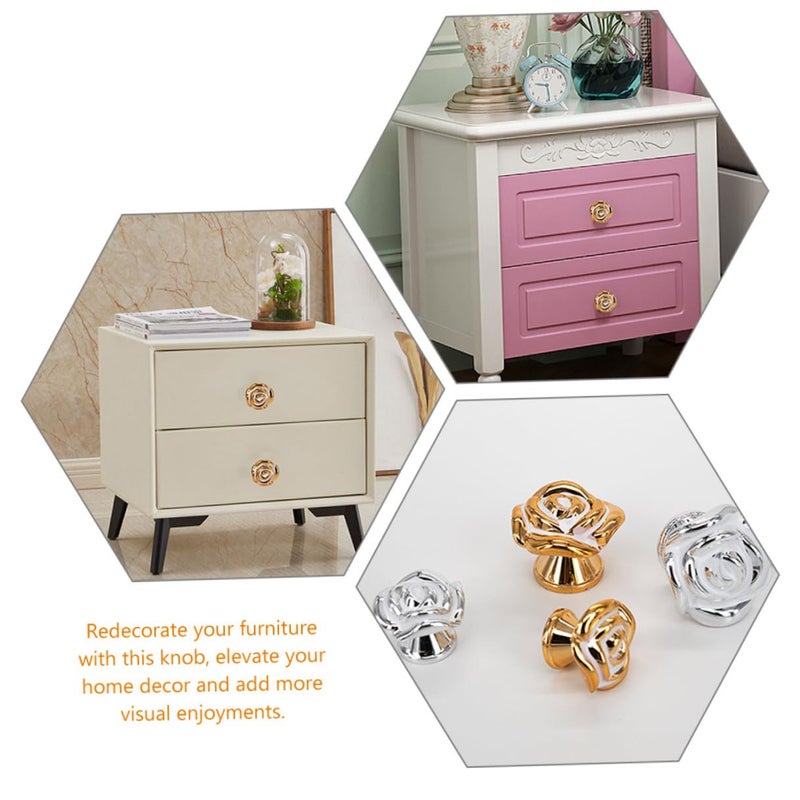 Rose Gold Cabinet Knobs 20 Pack Kitchen Dresser Drawer Decorative Furniture Pulls - Image 4
