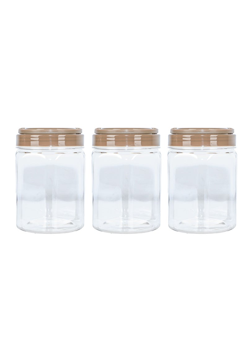 الغافة شنطة علب بهارات ,عدد 3قطع  , سعة 850 ملي, لون خشبي , من  الغافة - Image 4