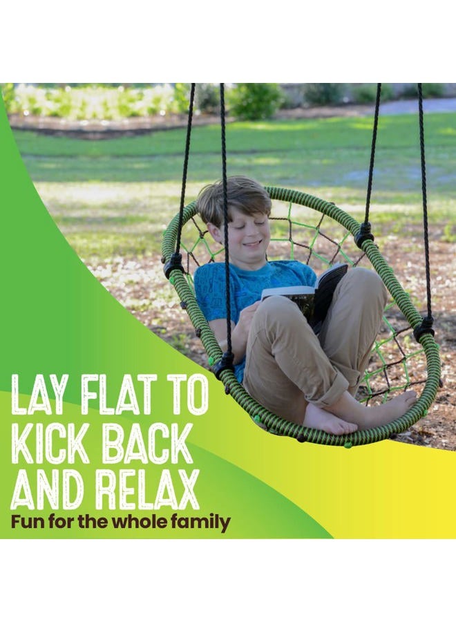 Swurfer Tree Swing – Swing Chair, Outdoor Swing for Kids, Tree Swings for Kids and Adults Outdoor, Weather Resistant, Heavy Duty Metal Frame Multi-Position, Ages 4 and Up, Holds up to 200lbs - Image 3