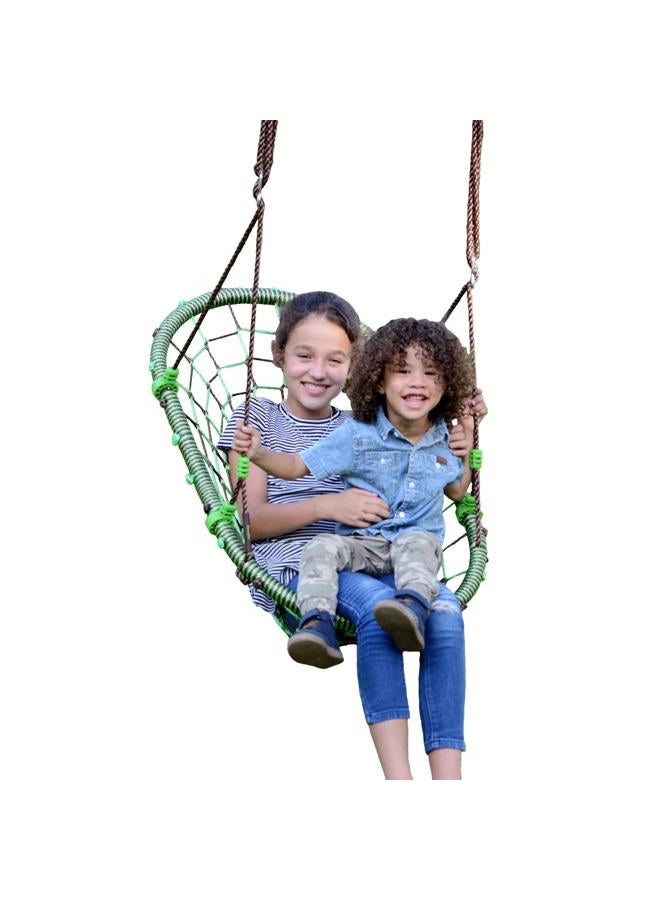 Swurfer Tree Swing – Swing Chair, Outdoor Swing for Kids, Tree Swings for Kids and Adults Outdoor, Weather Resistant, Heavy Duty Metal Frame Multi-Position, Ages 4 and Up, Holds up to 200lbs - Image 1