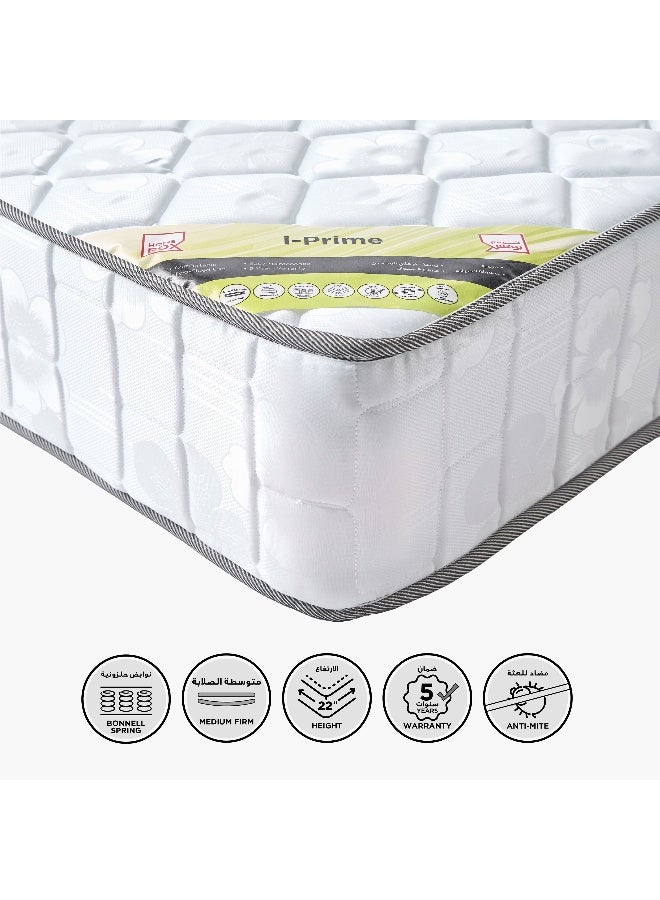 Home Box i-Prime Single Bonnell Spring Mattress - 90x200x22 cm with 5 year warranty - Image 1