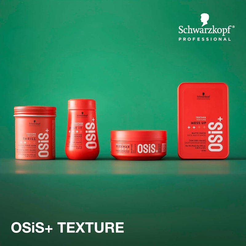 OSiS+ شوارزكوف ثريل جوم ألياف مرنة - 100 مل للتحكم القوي في الملمس واللمعان - Image 3