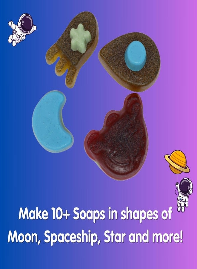CocoMoco Kids Return Gifts Birthday Party for Kids - Set of 10 pcs of Solar System Space Theme Soap Making DIY Activity Kit, Make Your Own Soap Kits for 6-14 Years Boys & Girls, Crafts Science Toy - Image 4