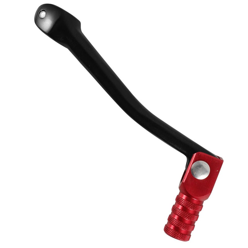 Universal Motorcycle Gear Shifter Lever Black Red Tip Replacement Pedal Shift Knob - Image 2