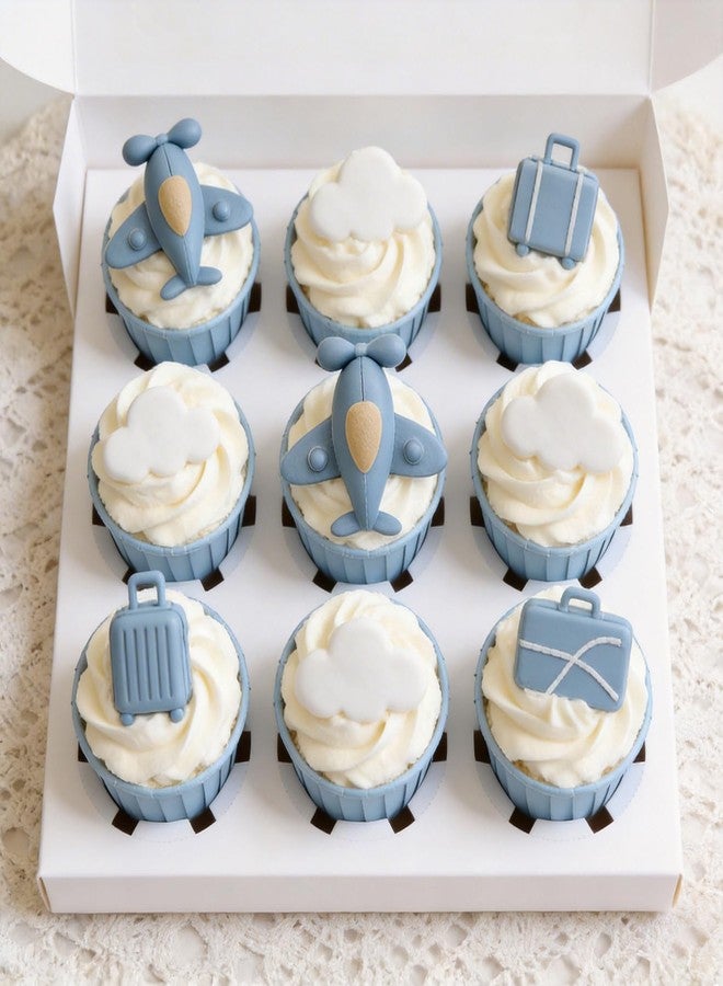 MINFEIDMS Airplane Silicone Fondant Mold For Cake Decorating Cupcake Topper Candy Chocolate Gum Paste Polymer Clay - Image 5