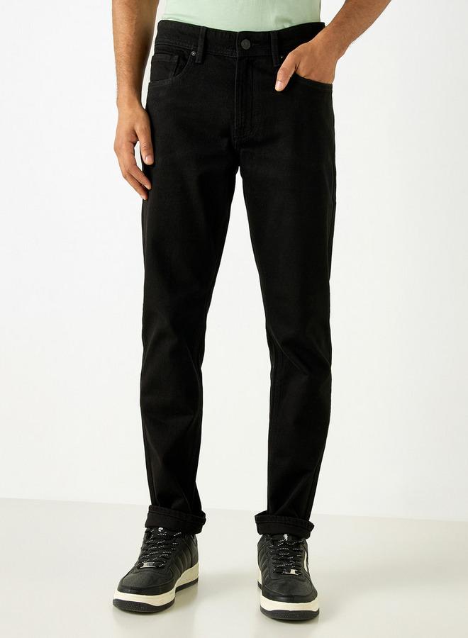 Lee Cooper Slim Fit Jeans with Pockets - Image 1