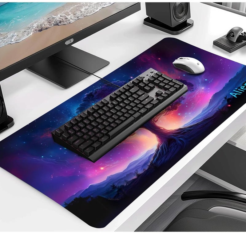 Aliens Extended Gaming Mouse Pad Desk Mat for Computer, Laptop, Keyboard, Smooth Cloth Surface, Nonslip Rubber Base, Compatible with Laser and Optical Mouse, Office, Home 580x280mm (EXT-55) - Image 3