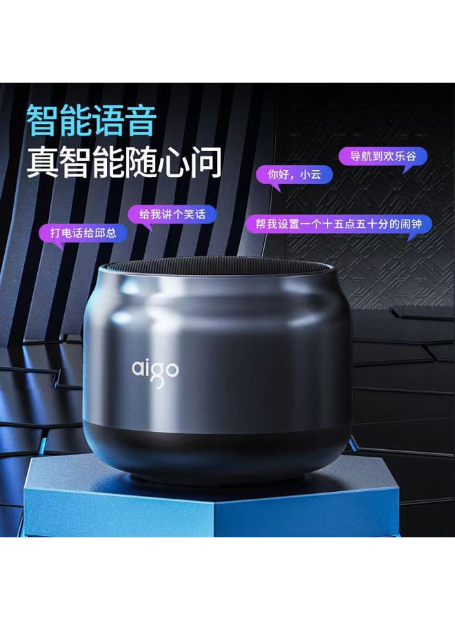 aigo مكبر صوت بلوتوث لاسلكي صغير ذكي Ai مع مضخم صوت محمول خارجي للرياضة مع صوت عالي الجودة - Image 5