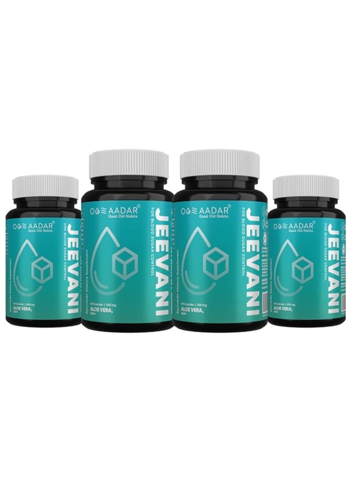 AADAR Jeevani Ayurvedic 60 Capsules Pack Of 4  - Image 1