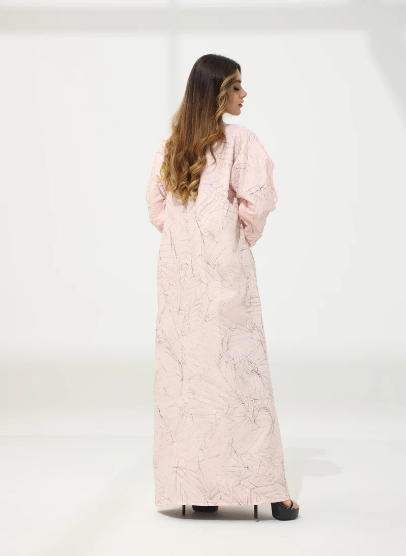 ميم باي ماريا Front Open Cuff Detail Abaya