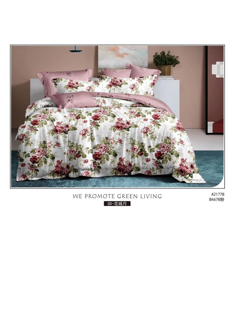 Pure cotton Comforter 6pcs set, Duvet Insert, Soft and warm   for All Season 