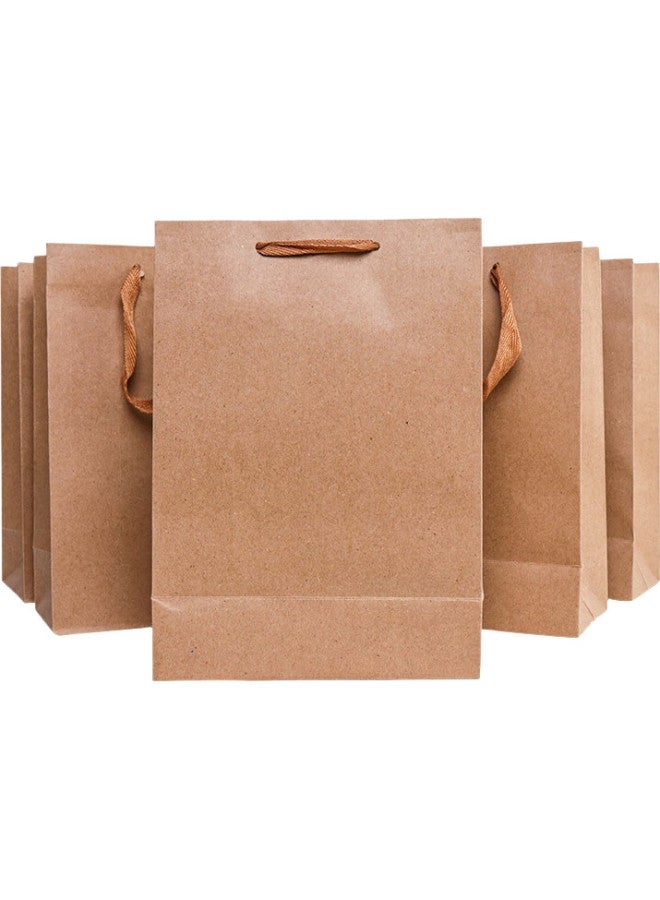 Tatanice Kraft Paper Gift Bags, File Management Handbags, Birthday Gift Bags, Packaging Bags, Handbags, Large Vertical Version, Pack Of Five - Image 3