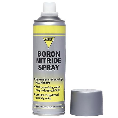 Aerol Boron Nitride Spray | High Temp Lubricant, Release Agent & Coating (800°C Air / 1950°C Inert) | Dry Film for Hot Surfaces & Tools | 300g/411ml – Grade 7720 - Image 2