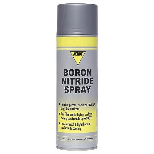 Aerol Boron Nitride Spray | High Temp Lubricant, Release Agent & Coating (800°C Air / 1950°C Inert) | Dry Film for Hot Surfaces & Tools | 300g/411ml – Grade 7720 - Image 1