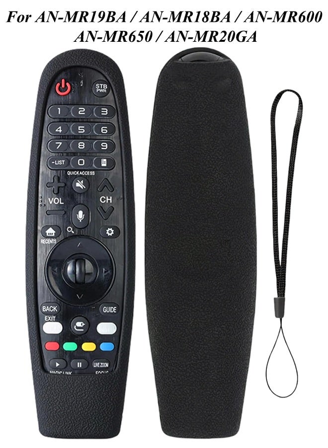 Protective Silicone Remote Case for AN-MR19BA AN-MR18BA AN-MR600 AN-MR650 AN-MR20GA LG Magic Remote Case Remote Cover for LG 3D Smart TV Magic Remote Cover - Image 1