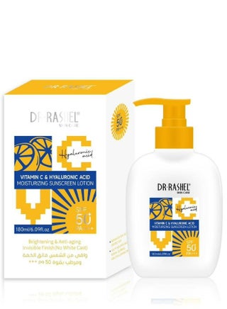 Vitamin C And Hyaluronic Acid Moisturizing Sunscreen Lotion Spf 50 180 ML - pzsku/ZCACDC201E8D6538AC4F7Z/45/_/1718288363/7fc40f1d-cea5-4e57-8f8b-35ae3c56ec8d