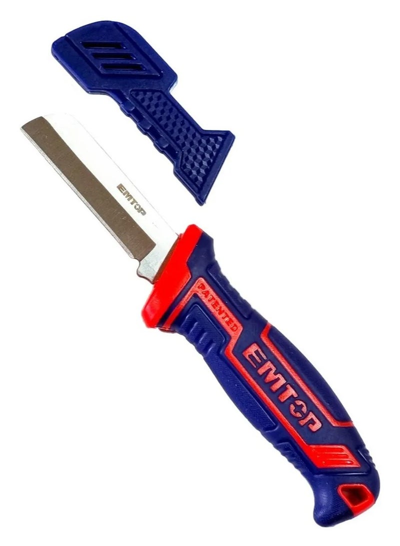 EMTOP 20cm Cable Stripping Blade | Professional Design and Safe Performance Ideal tool for electricians and maintenance workers – high strength and precision - Image 1