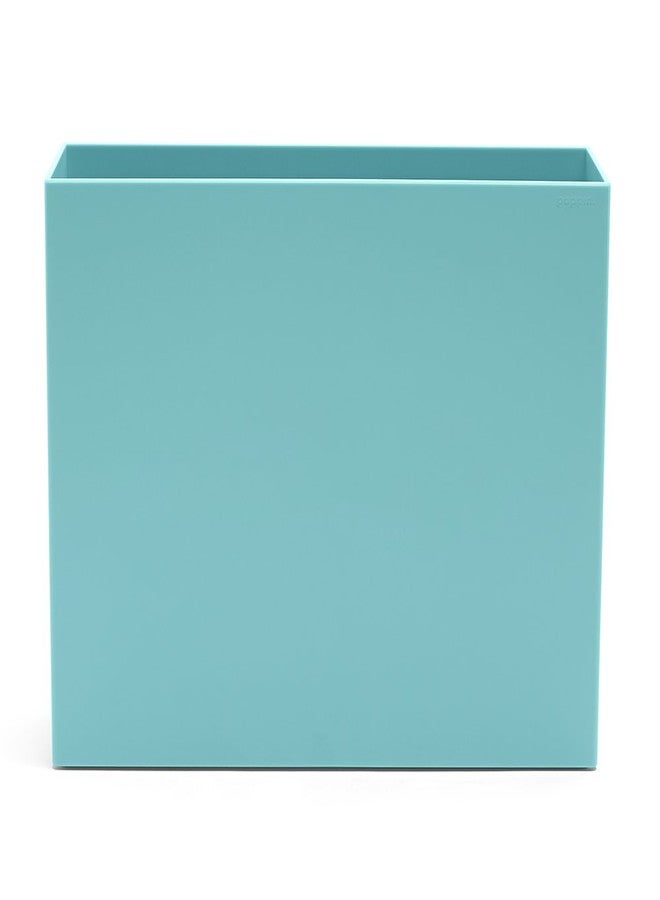 Poppin Hanging File Organizer - File Folder Organizer for Hanging Files, Open Top Design for Easy Access, Lacquer-like Finish, Stylish Design, Ideal File Organizer for Desk (Aqua) - Image 2