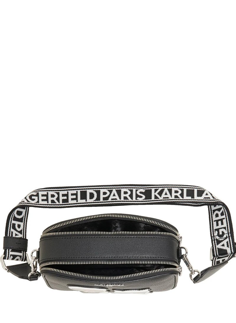 KARL LAGERFELD Maybelle Round Head Duo Camera Crossbody