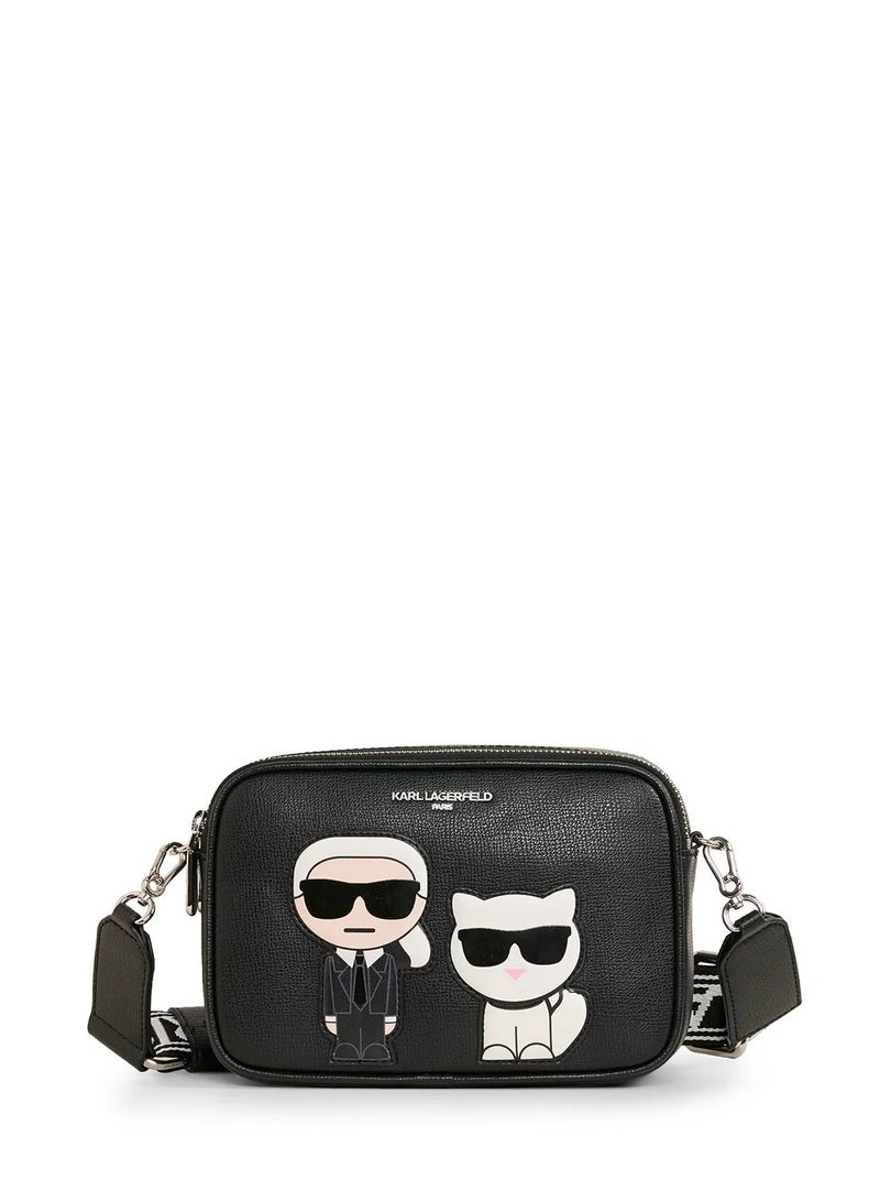 KARL LAGERFELD Maybelle Round Head Duo Camera Crossbody