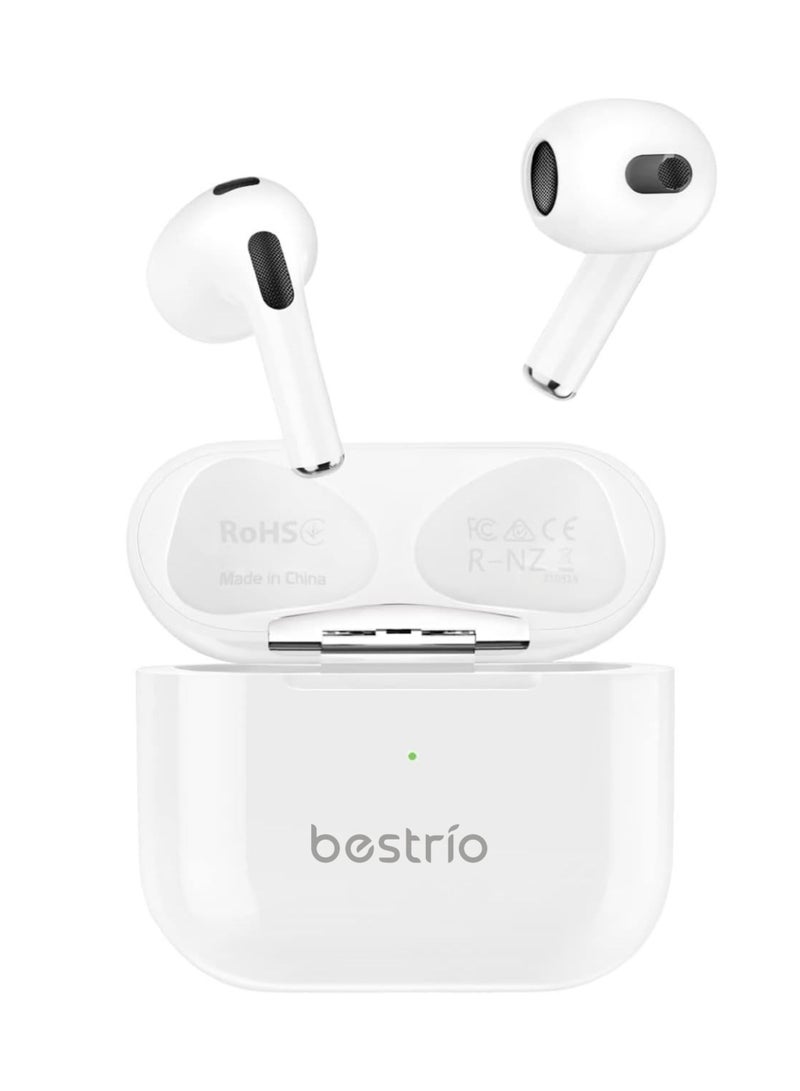 BESTRIO سماعات أذن Bestrio ST26 بيضاء اللون - Image 1