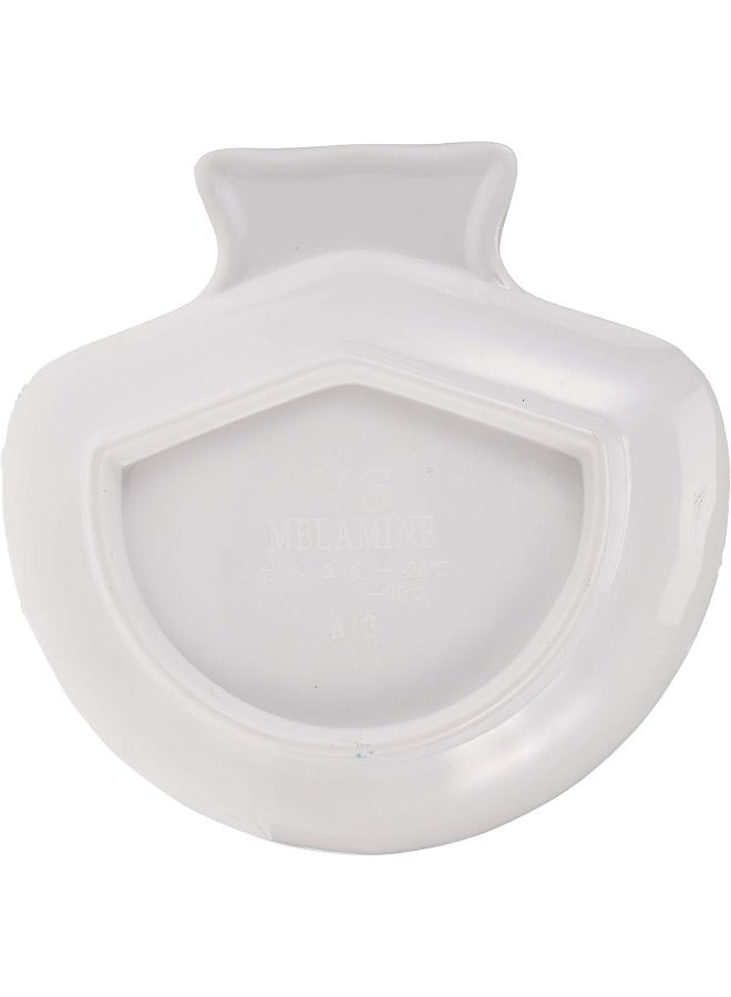 Harmony Horeca Shell-Shaped Plate in White - Image 3