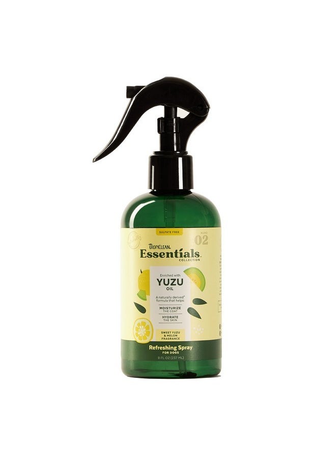 TropiClean TropiClean Essentials Yuzu Fruit Cologne & Deodorizing Spray - Moisturize the Coat - Hydrate the Skin - Derived from Natural Ingredients  - Image 1
