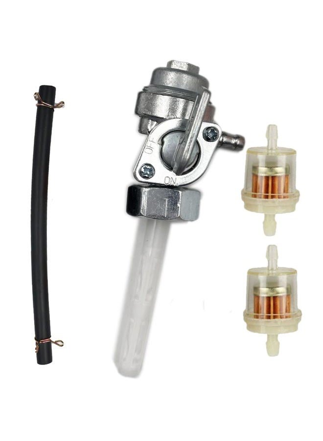 IBVIBV Fuel Shutoff Valve Petcock Compatible with Generac GP5000 GP5500 GP6000E GP6500 GP6500E with fuel filter - Image 1