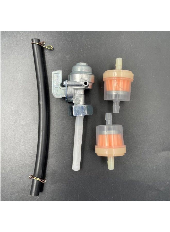 IBVIBV Fuel Shutoff Valve Petcock Compatible with Generac GP5000 GP5500 GP6000E GP6500 GP6500E with fuel filter - Image 5