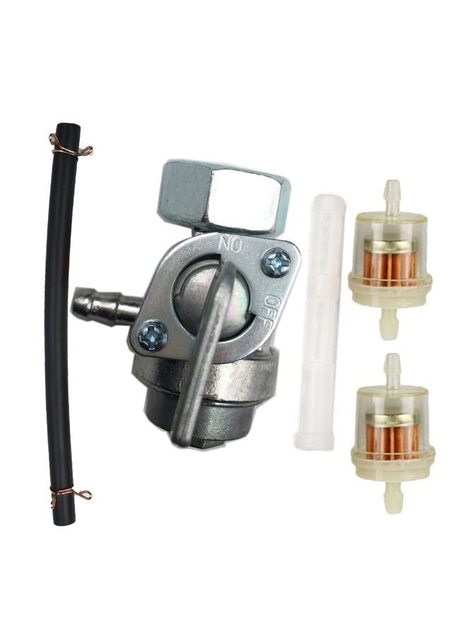 IBVIBV Fuel Shutoff Valve Petcock Compatible with Generac GP5000 GP5500 GP6000E GP6500 GP6500E with fuel filter - Image 2