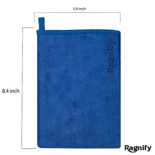 Ragnify Pack of 2 Clay Mitt Auto Detailing Medium Grade Alternative Mitt for Flawless Removal of Surface Bonded Micro Contaminant (Blue) - Image 3