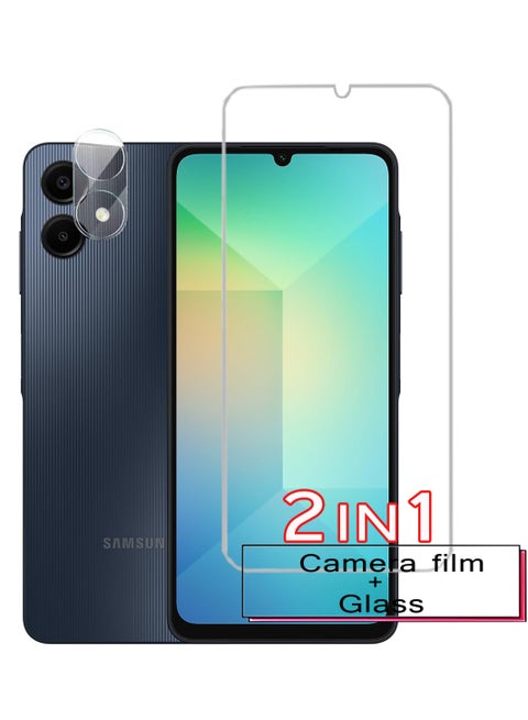 2 in 1 For Samsung Galaxy A06 Screen & Camera Protection - High transparency full coverage security protector