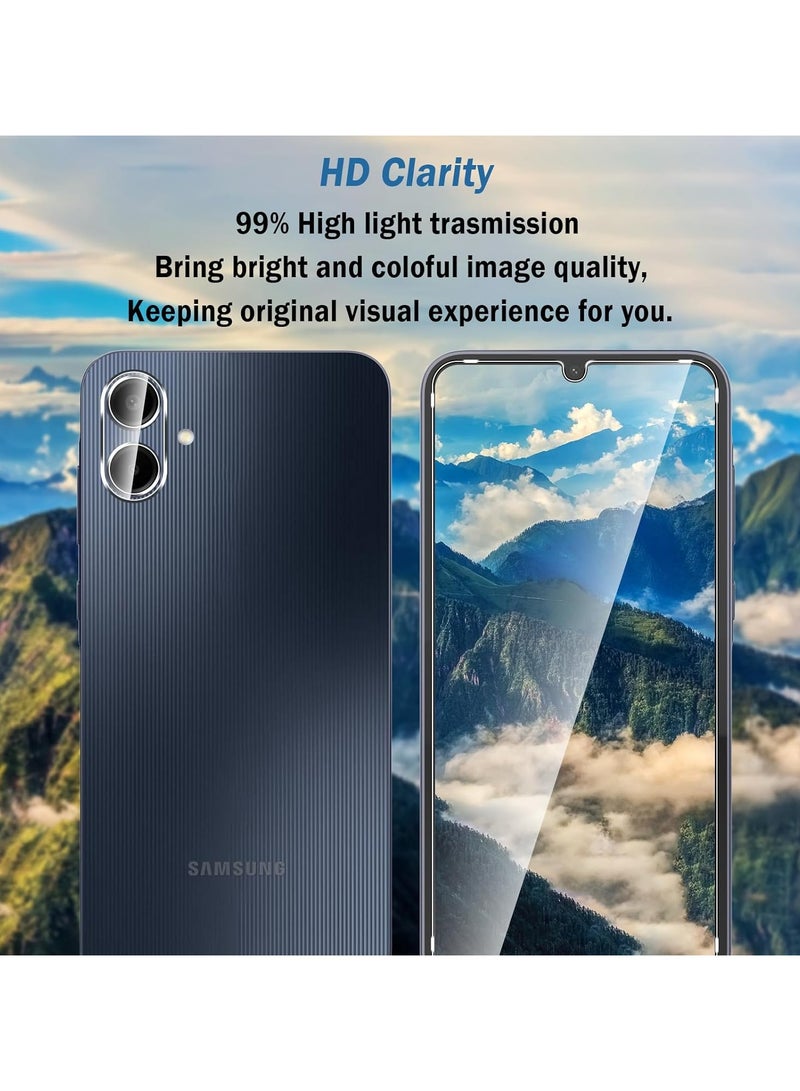 2 in 1 For Samsung Galaxy A06 Screen & Camera Protection - High transparency full coverage security protector