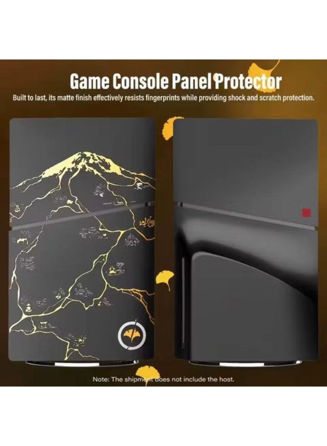 Ghost of Yotei Replacement Plate for PS5 Slim (Disc) - Black - Image 5