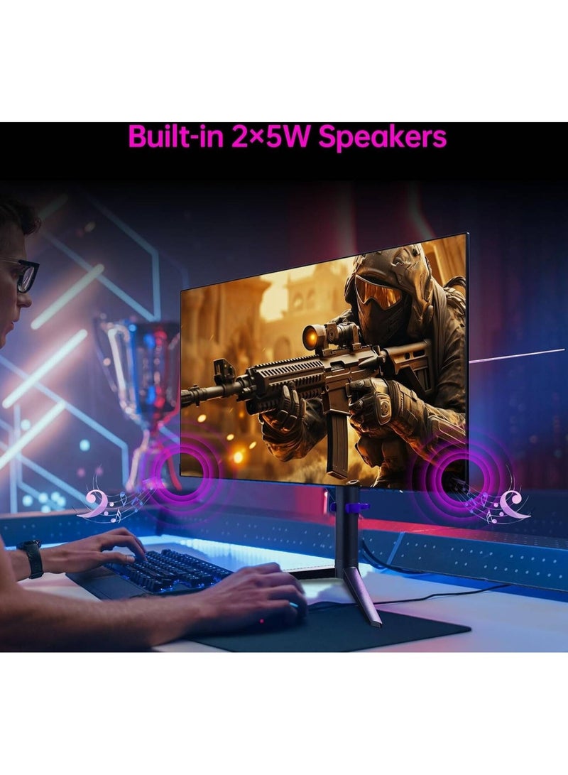 KTC G27P6 Gaming Monitor, 27" OLED QHD Display, 240Hz Refresh Rate, 0.03ms (Typical) Response Time, AMD FreeSync & G-Sync Compatible, 1.07b Color Support, Silver | G27P6  - Image 4