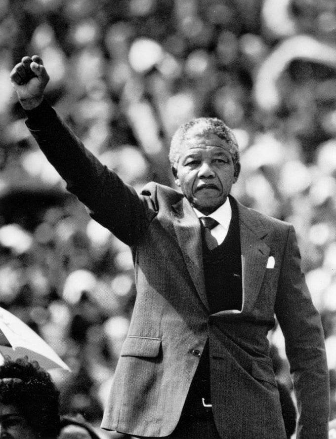 NELSON MANDELA PHOTO PRINT 8 X 10