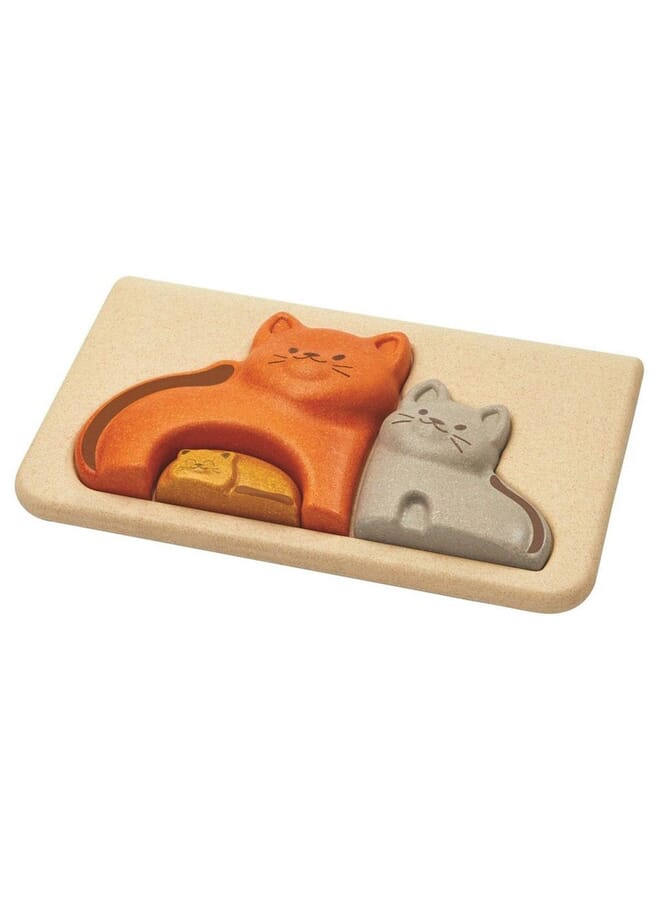 Raxoom Wooden Cat Puzzle Multicolor - Image 2