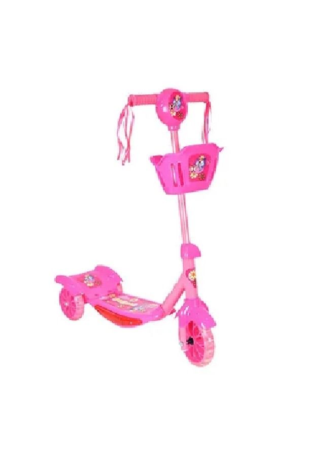3-Wheel Portable High Quality Musical Stylish Padded Handles Kick Scooter Safe For Kids 62x22x70cm - Image 1