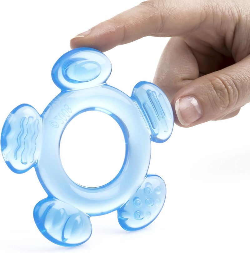 Nuby 3 Stage Teether Set, Multi-Texture Baby Teething Toys for Different Teething Stages, Gum Relief and Oral Development Set, Assorted - Image 5