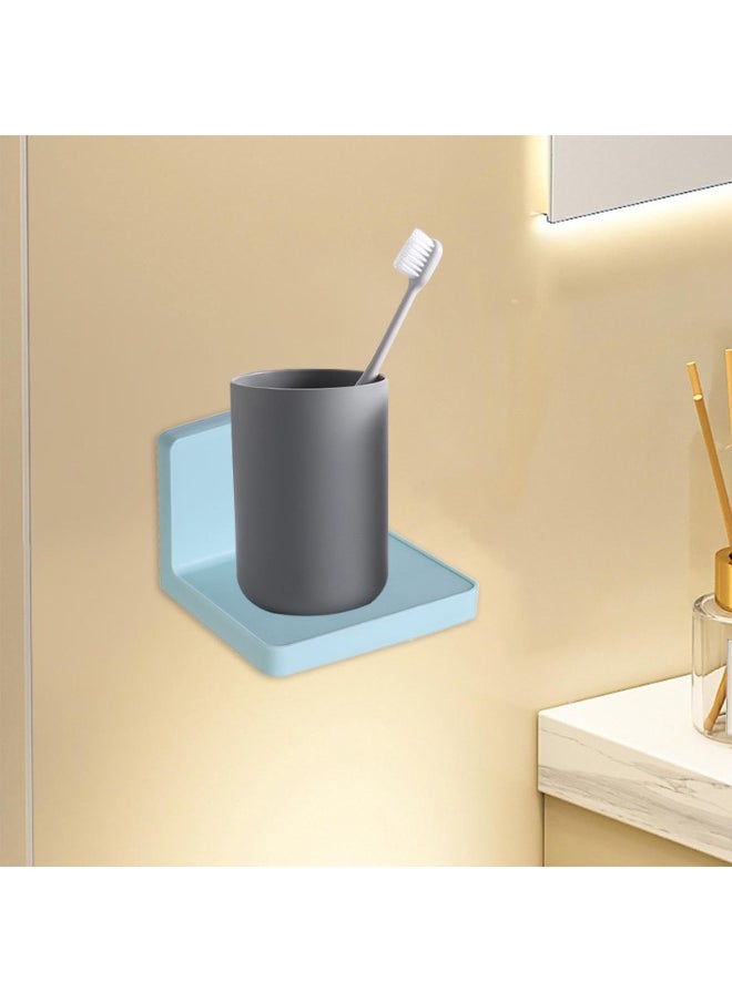 Mordely Small Shelf for Wall - Adhesive Wall Rack, No-Drill Wall Shelves | Small Shelf for Wall with Strong Adhesive, No Drilling Required, Multifunctional Wall Shelves for Kitchen, Bathroom, and Bedroom  - Image 4