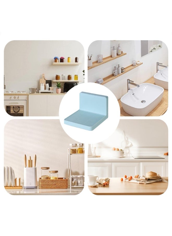 Mordely Small Shelf for Wall - Adhesive Wall Rack, No-Drill Wall Shelves | Small Shelf for Wall with Strong Adhesive, No Drilling Required, Multifunctional Wall Shelves for Kitchen, Bathroom, and Bedroom  - Image 5