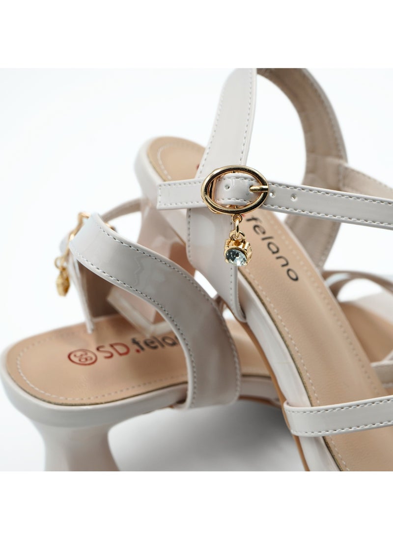 SD.Felano - Women's high heel sandals | Open Toe, formal Slip-On heel for Girls & Ladies | Women's lightweight wedding party shoes, High Heel shoes - Image 1