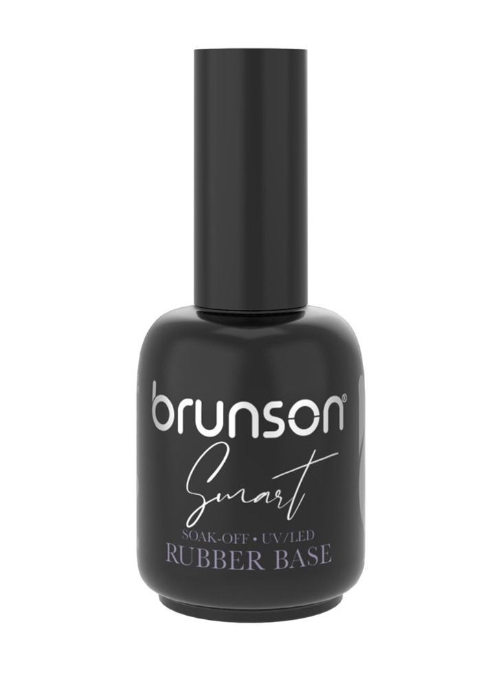 brunson Rubber Base Gel Nail Polish Long Lasting Gel Polish Base for Chip-Free Shine Strengthens French Manicure Rubber Base Coat UV LED Rubber Gel Soak Off Hard Gel Polish for Nail Extension Gel 18ml 
