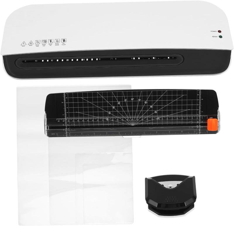 Fast Warm-up Thermal Laminator Photo Laminating Machine for Home Office Compact Personal Laminator with US Plug Efficient Glossy Finish Portable and User-Friendly Design - Image 1